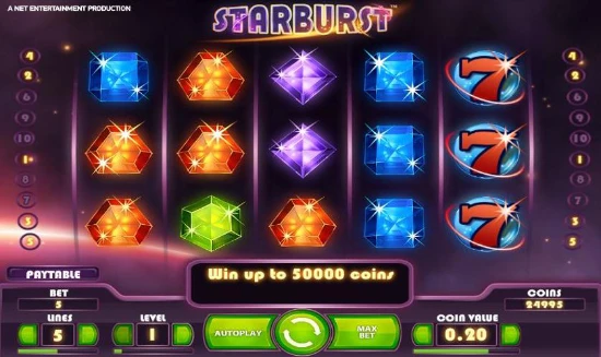 Starburst XXXtreme slot at HellSpin